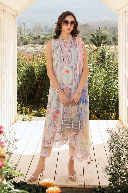Maria B M.Print Unstitched 3Pc Suit