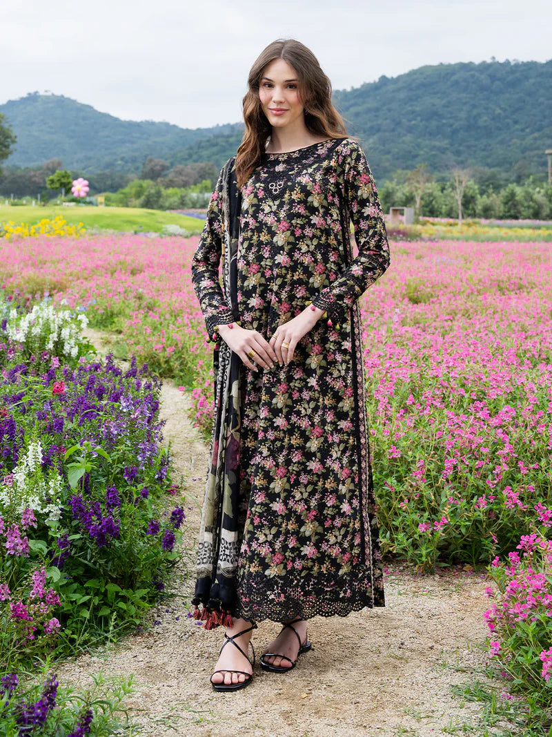 Izel – Rosaa ChickenKari Lawn 3-Piece Unstitched Suit