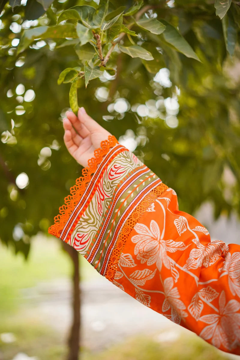 Aneela's Luxury Lawn Embroidered Collection 3Piece Unstitched