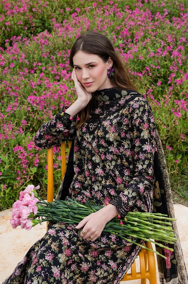Crimson Black Luxury Lawn Collection