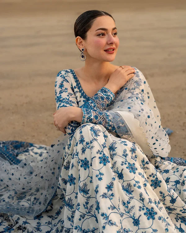 Faiza Saqlain 3 Pc Luxury Lawn Embroidered