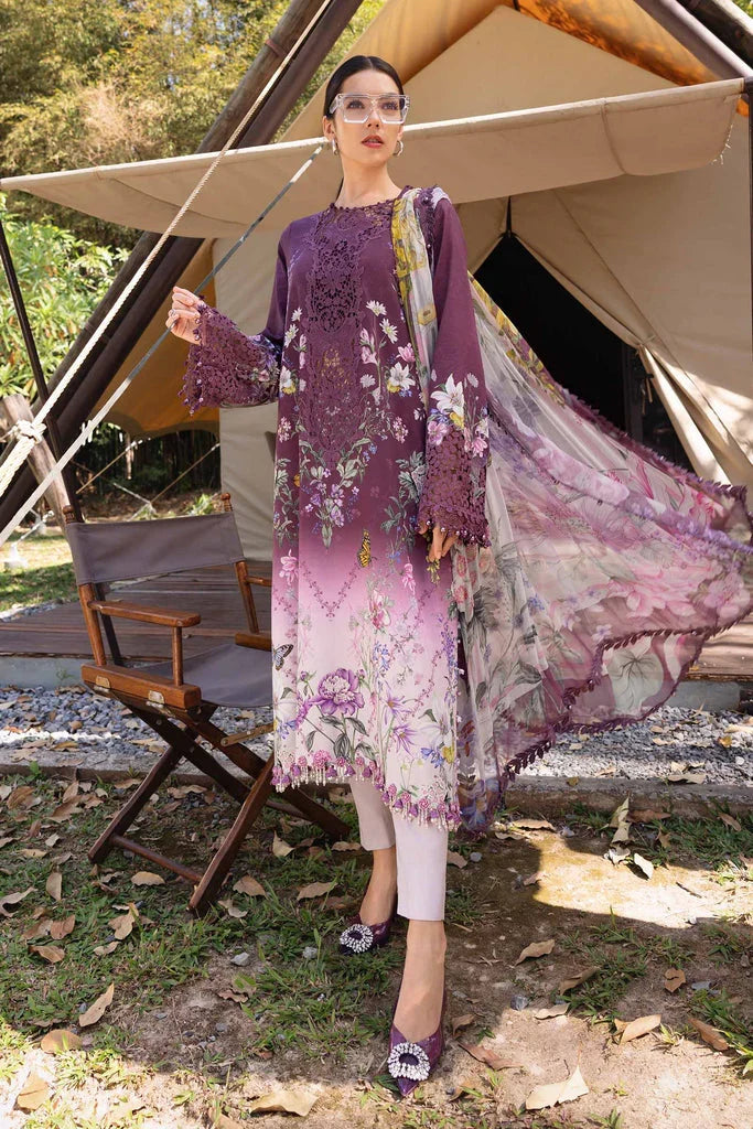 Maria B Luxury Lawn Embroidered 3 piece Unstitched
