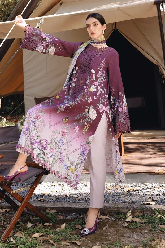 Maria B Luxury Lawn Embroidered 3 piece Unstitched