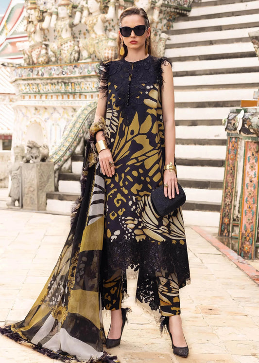 Maria.B - Luxury Lawn Embroidered Unstitched 3 Piece